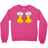 Rubber Ducks Talking Girl Crewneck Sweatshirt | Artistshot