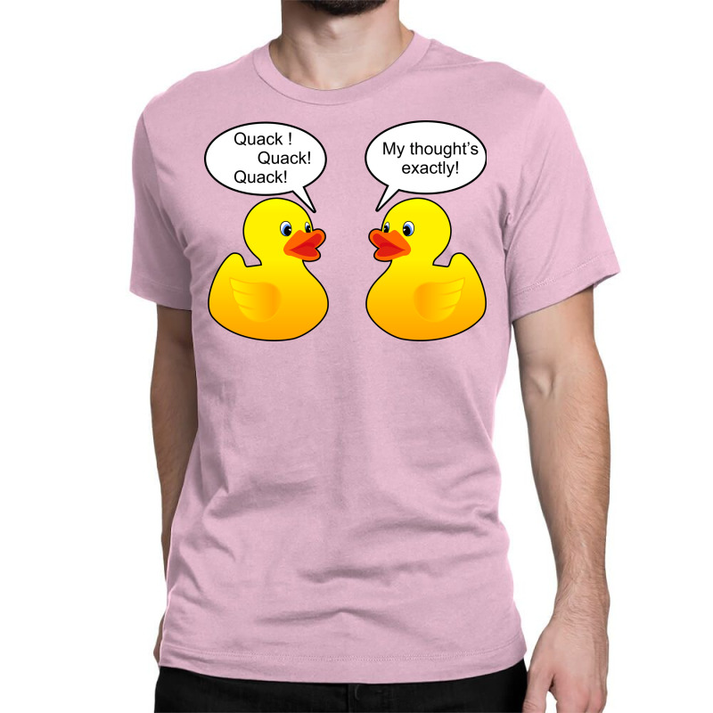 Rubber Ducks Talking Girl Classic T-shirt | Artistshot