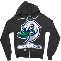 The Ducks Red Zipper Hoodie | Artistshot