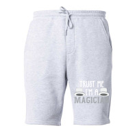 Magician Joke Saying Magic Illusion Love Fleece Short | Artistshot