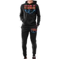 Leveling Up To Husband Gift Girl Hoodie & Jogger Set | Artistshot