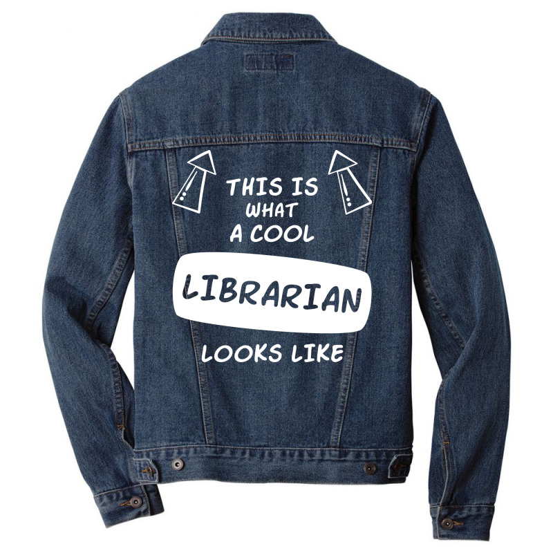 Librarian Summer Hipster Men Denim Jacket by zekrinatorer | Artistshot