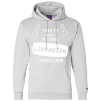 Librarian Summer Hipster Champion Hoodie | Artistshot