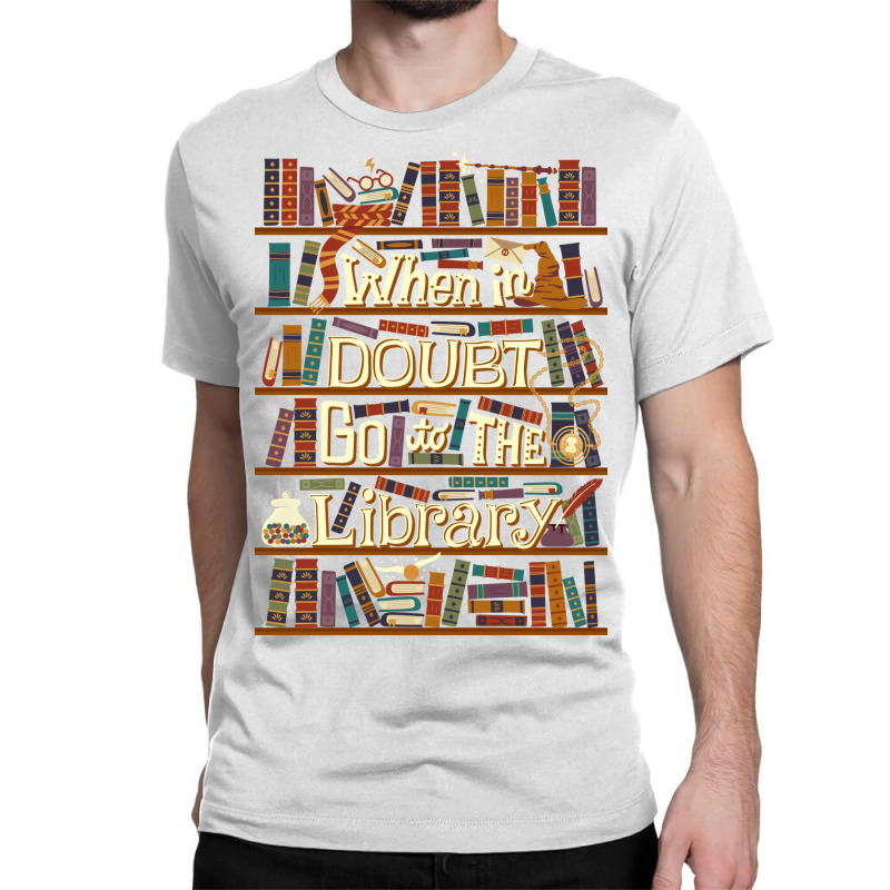 Go To The Library 80s Classic T-shirt | Artistshot