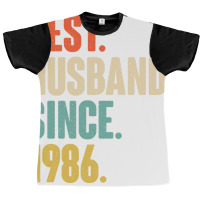 34th Wedding Anniversary Gift For Husband 34 Years Graphic T-shirt | Artistshot