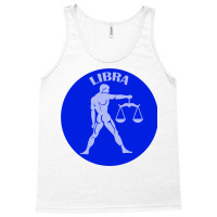 Libra Astrology Zodiac Sign Libra Man Holding Scal Tank Top | Artistshot