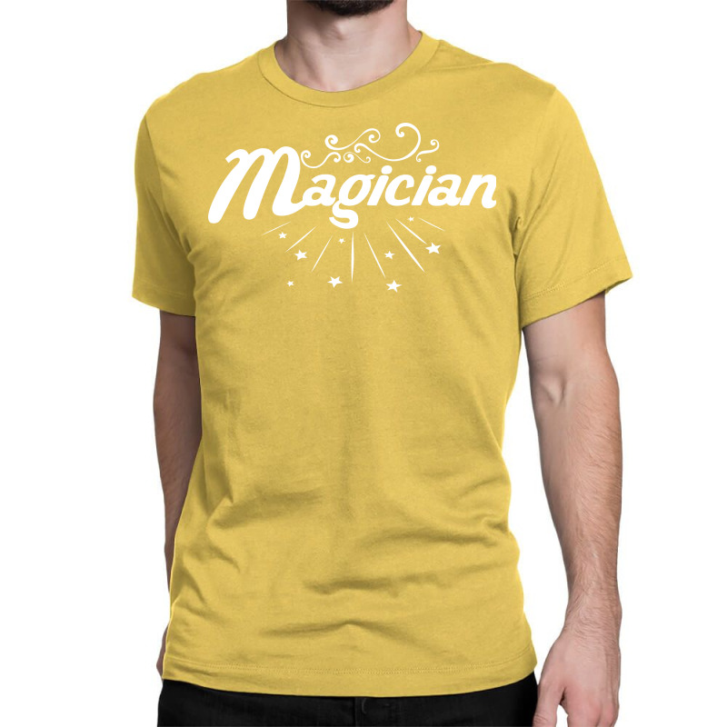 Magician Lettering Magic Illusion Trick Boy Classic T-shirt by shobaknuage7 | Artistshot