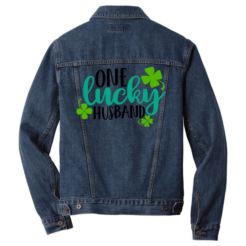 One Lucky Husband Summer Men Denim Jacket by abataymunaevj | Artistshot