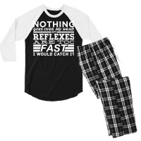 Nothing Goes Over My Head Men's 3/4 Sleeve Pajama Set | Artistshot