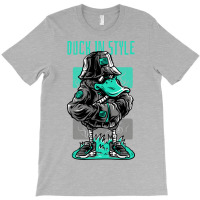 Awesome Duck In Style Design Music T-shirt | Artistshot