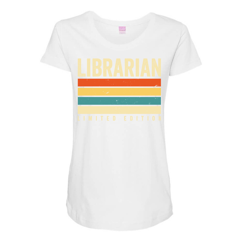 Librarian Limited Edition Humor Maternity Scoop Neck T-shirt by odjugokajauc | Artistshot