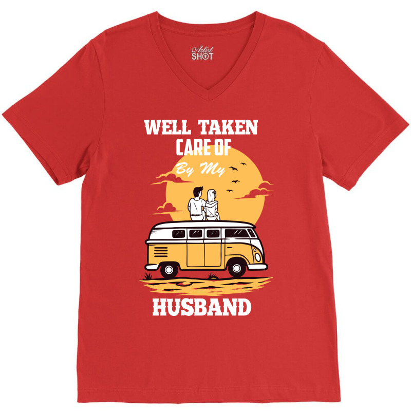 Well Taken By My Husband Cool V-Neck Tee by abataymunaevj | Artistshot