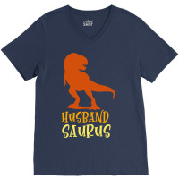 Husbandsaurus Vintage V-neck Tee | Artistshot