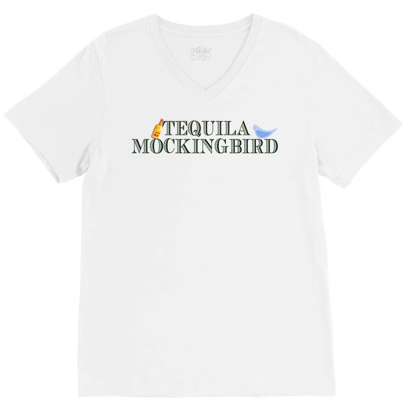 Tequila Mockingbird Summer V-Neck Tee by zekrinatorer | Artistshot