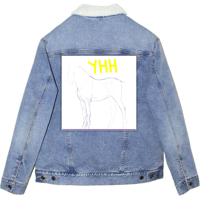 Yhh Baroqe Lines Closed Memelordtm Love Unisex Sherpa-Lined Denim Jacket by zekrinatorer | Artistshot