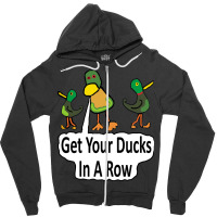 Get Your Ducks In A Row Music Zipper Hoodie | Artistshot