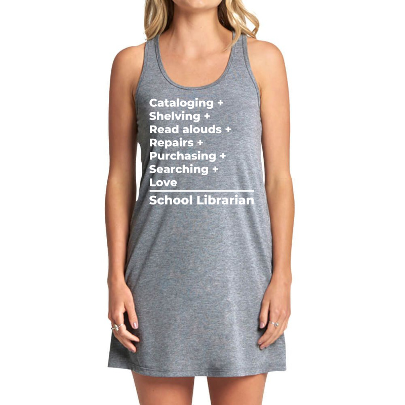 School Librarian Equation Hippie Tank Dress by odjugokajauc | Artistshot