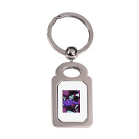 Angels Womens Scary Silver Rectangle Keychain | Artistshot