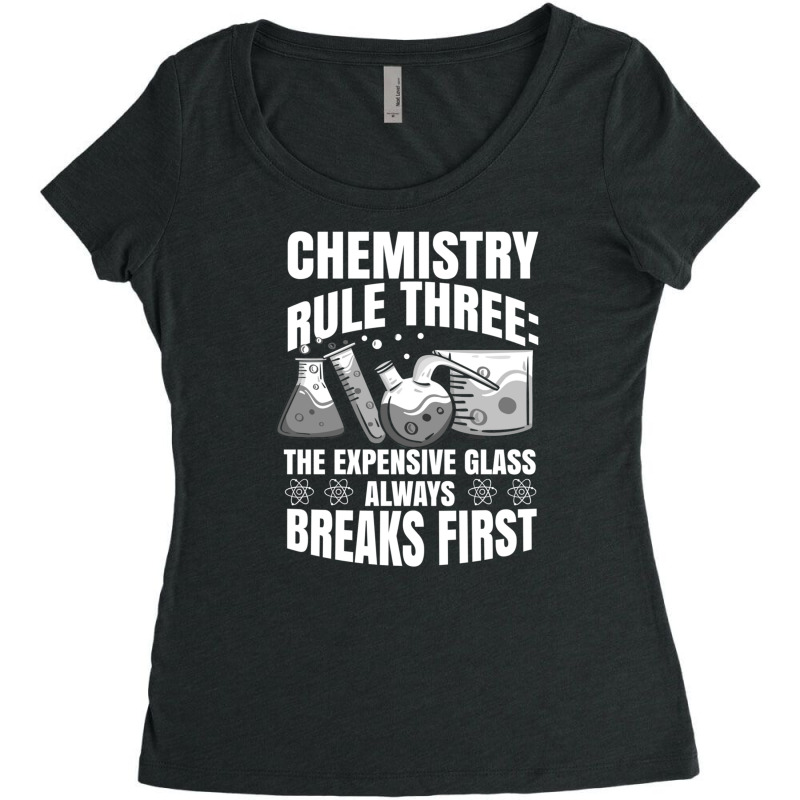 Chemistry Periodic Table Molecule Atom (3) Women's Triblend Scoop T-shirt by ChuArt. | Artistshot