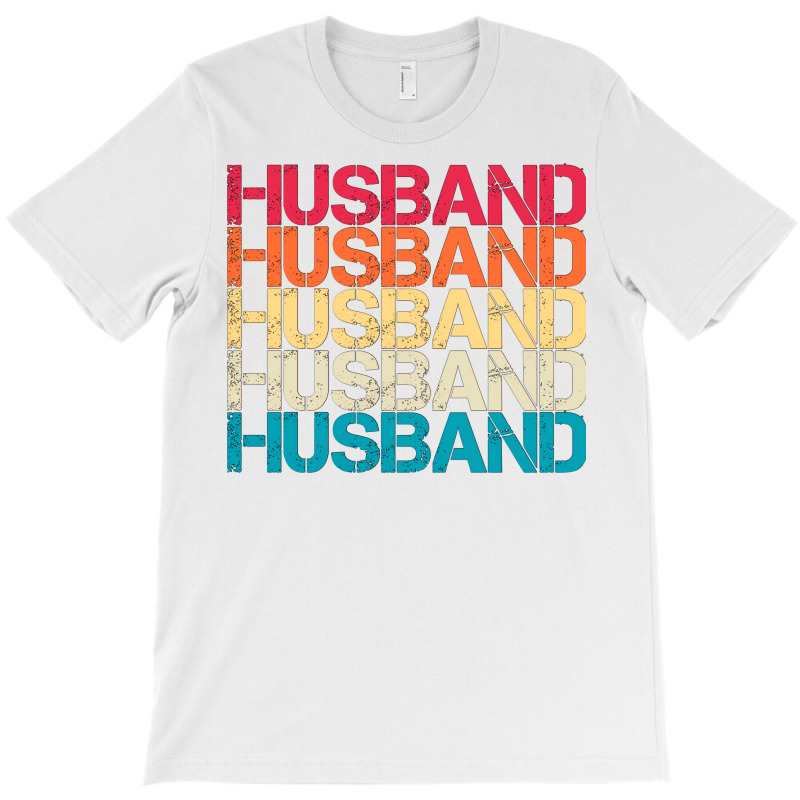 Husband Retro Vintage Sunset Distressed Typography T-Shirt by soyefkettieu | Artistshot