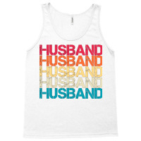 Husband Retro Vintage Sunset Distressed Typography Tank Top | Artistshot