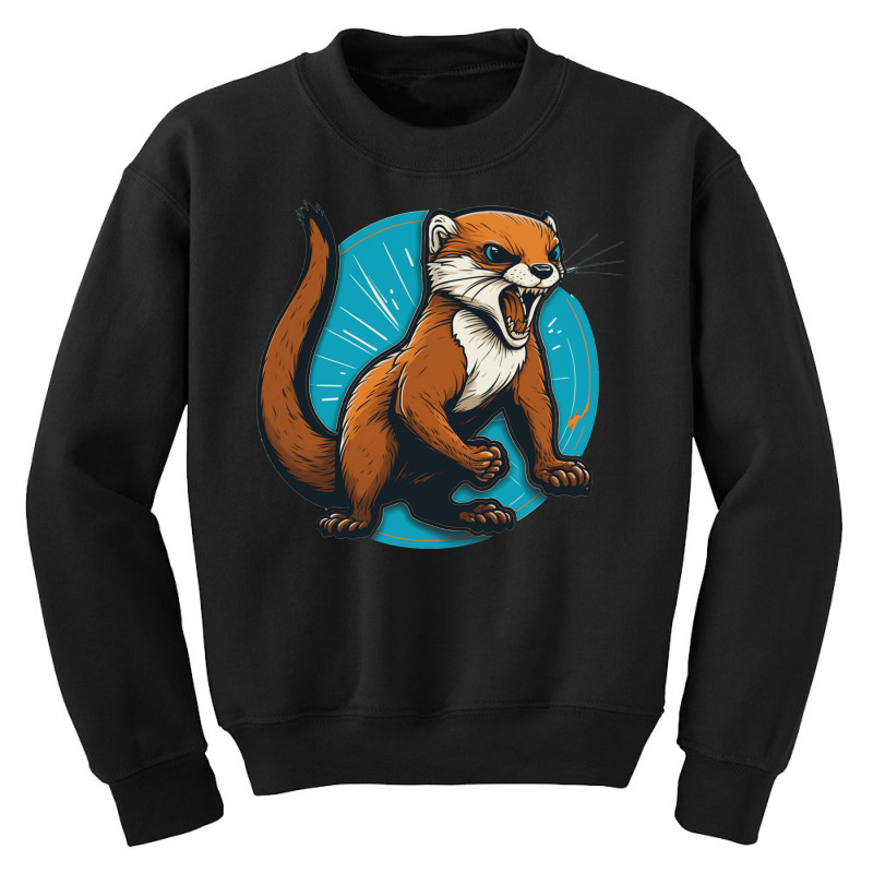 Weasel Angry Youth Sweatshirt by Tobiasoey18 | Artistshot