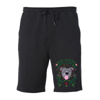 Merry Dogstmas Will Be Okay Merry Christmas, Funny Fleece Short | Artistshot