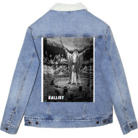 Kallist Magus Cute Unisex Sherpa-lined Denim Jacket | Artistshot