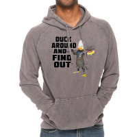 Duck Around Find Out Vintage Vintage Hoodie | Artistshot