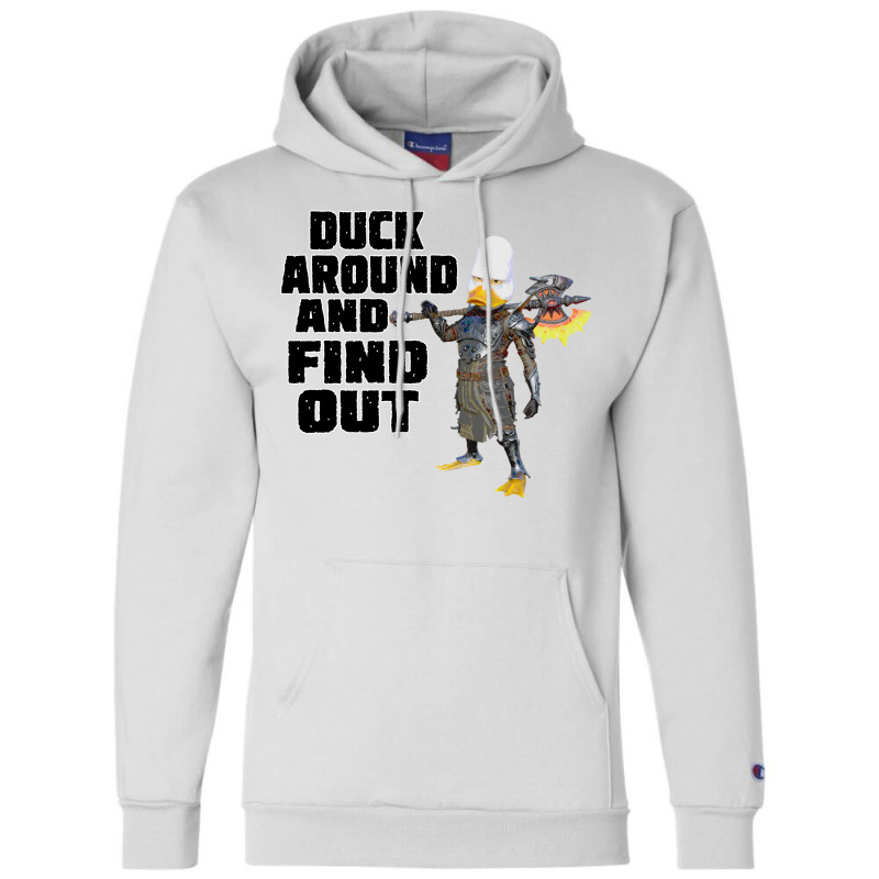 Duck Around Find Out Vintage Champion Hoodie | Artistshot