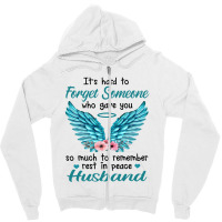 Rest In Peace Husband Humor Zipper Hoodie | Artistshot