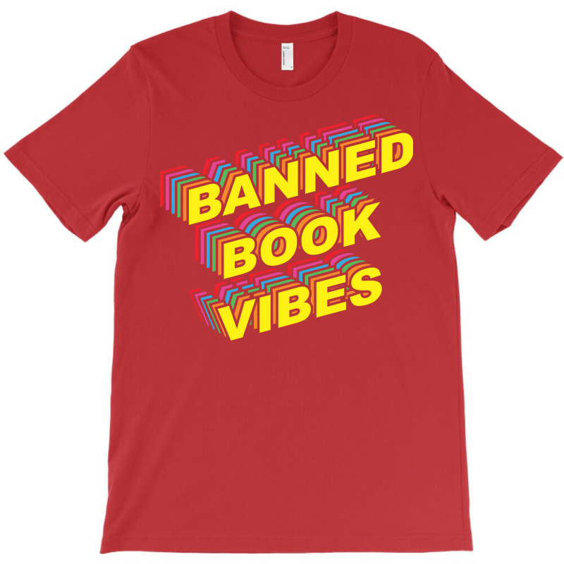 Banned Book Vibes Vintage Rainbow Funny T-Shirt by alheklupsm | Artistshot