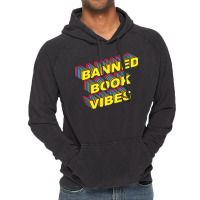 Banned Book Vibes Vintage Rainbow Funny Vintage Hoodie | Artistshot