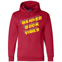 Banned Book Vibes Vintage Rainbow Funny Champion Hoodie | Artistshot