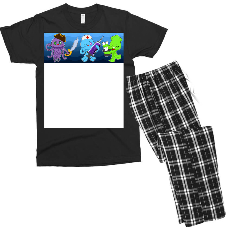 Tentacle Cuties Quote Men's T-shirt Pajama Set | Artistshot