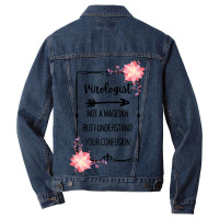 Virologist Magician Green Men Denim Jacket | Artistshot