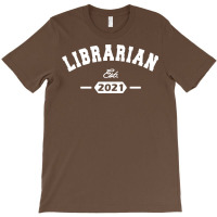 Librarian Est 2021 Hipster T-shirt | Artistshot