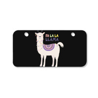 Llama T  Shirt Fa La La L L A M A T  Shirt Bicycle License Plate | Artistshot