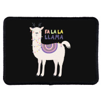 Llama T  Shirt Fa La La L L A M A T  Shirt Rectangle Patch | Artistshot