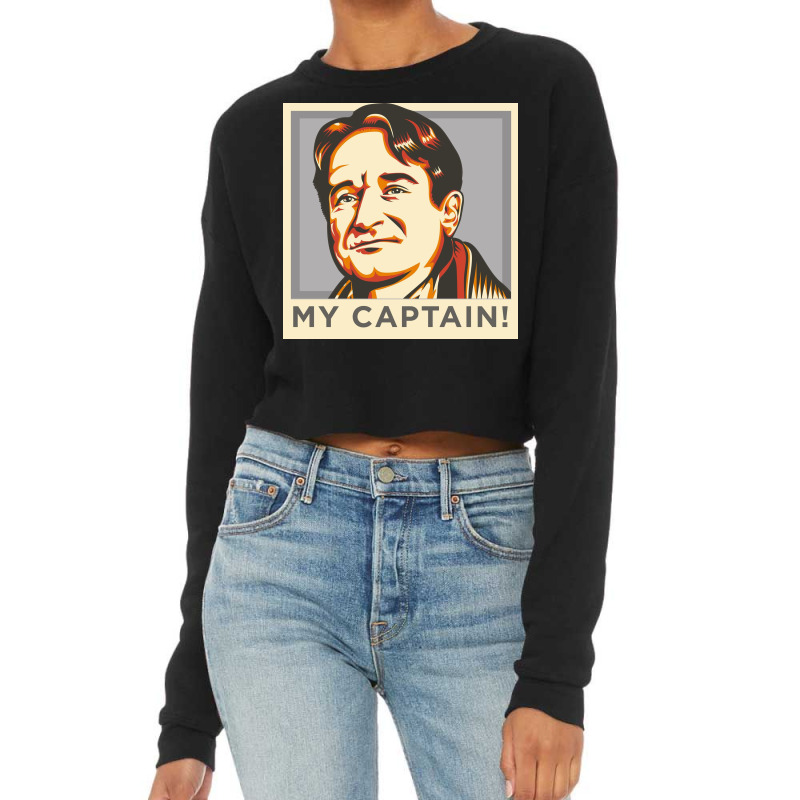 My Captain! Dead Poets Society Cropped Sweater by leonmolea | Artistshot