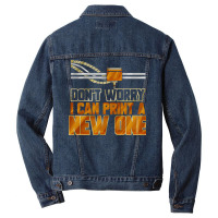 3d Printer Geek Printing Nerd Modeling Expert Funn Men Denim Jacket | Artistshot