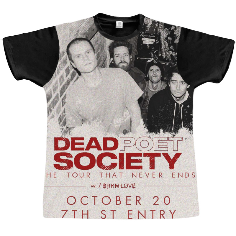 Retro Tour Dead Poets Society Graphic T-shirt | Artistshot