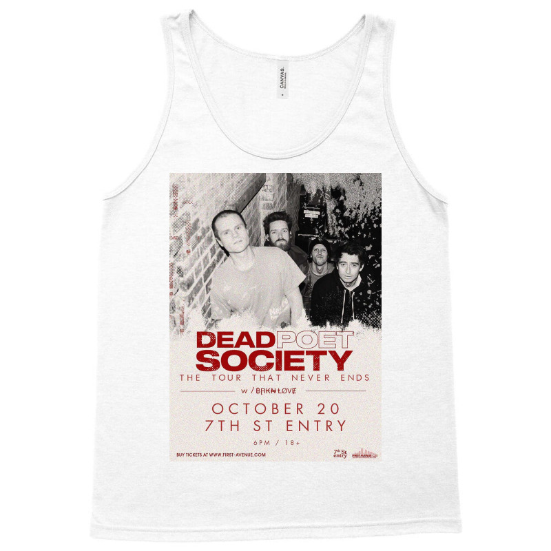 Retro Tour Dead Poets Society Tank Top | Artistshot