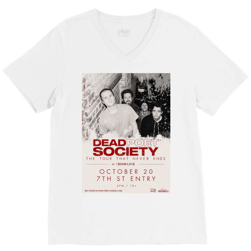 Retro Tour Dead Poets Society V-neck Tee | Artistshot