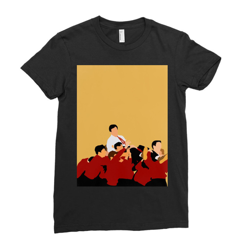 Minimalist Dead Poets Society Ladies Fitted T-Shirt by leonmolea | Artistshot