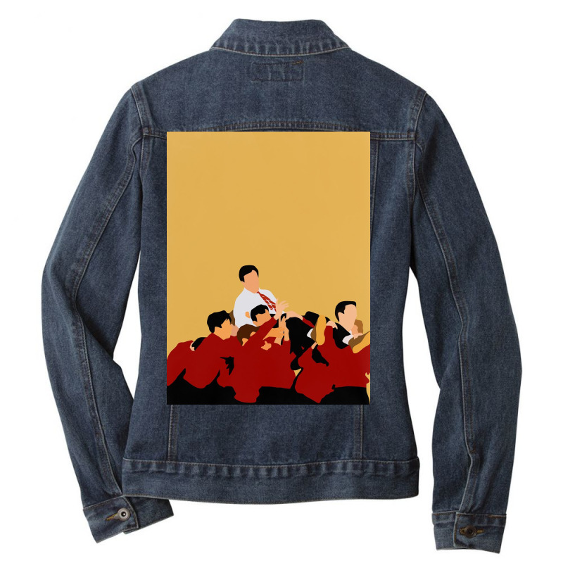 Minimalist Dead Poets Society Ladies Denim Jacket by leonmolea | Artistshot