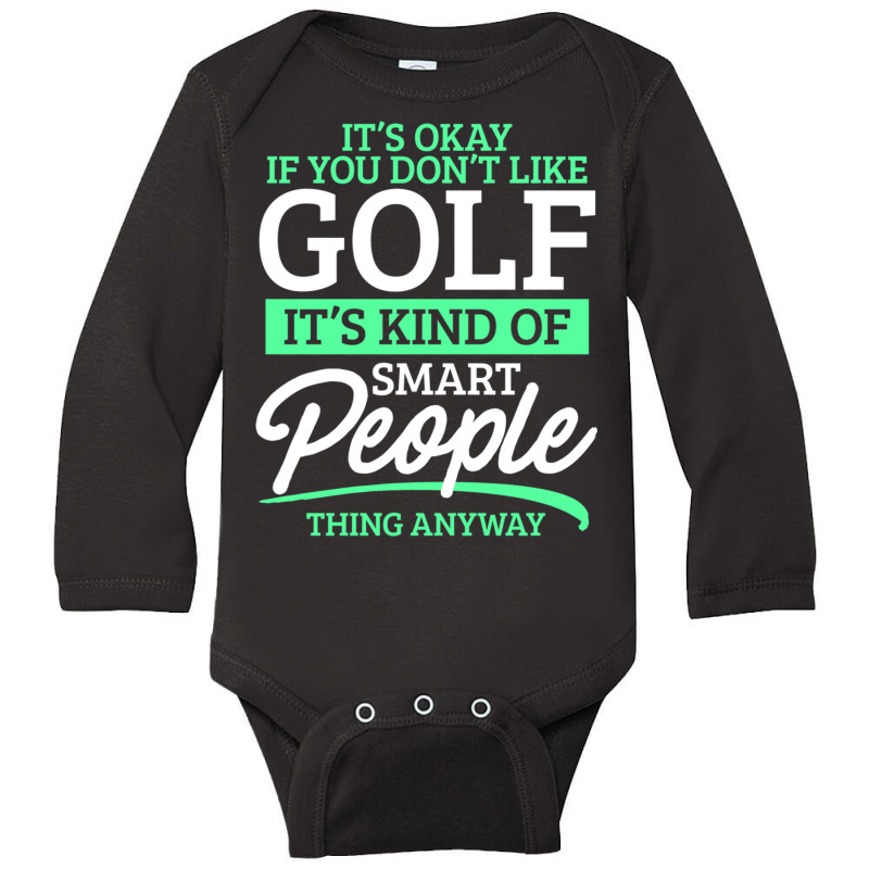 Golf Clubs Golf Player Golf Ball Gift For Golf Spo Long Sleeve Baby Bodysuit | Artistshot