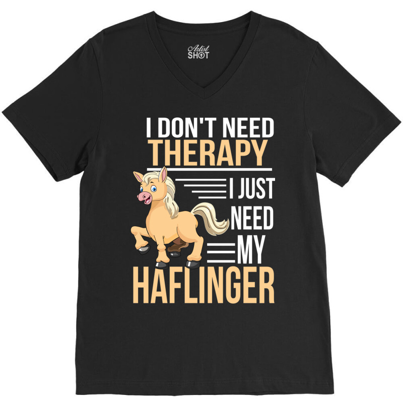 Haflinger Horse Gift For Horses Riding   Riders On V-neck Tee | Artistshot