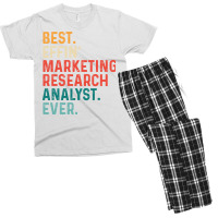 Best Effin Marketing Research Analyst Everretro Qu Men's T-shirt Pajama Set | Artistshot