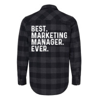 Best Marketing Manager Ever Red Flannel Shirt | Artistshot